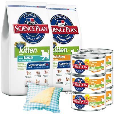 Hill´s Probierpaket für Kitten - 6 Döschen, 2 x Trockenfutter 1