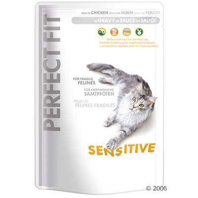 Perfect Fit Sensitive 6 x 85 g - Sensitive Huhn in Sauce
