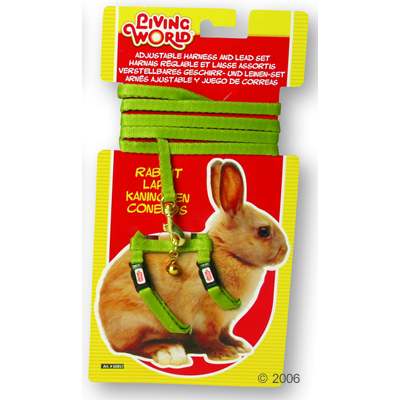Hagen Geschirr- und Leinenset f�r Kaninchen - gr�n