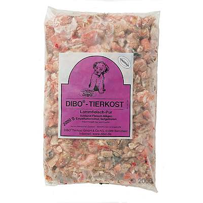 DIBO Frostfutter Lamm pur - 20 kg, 10 Beutel je 2.000 g, lose