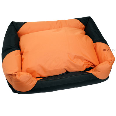 Katzenbett  Stormy orange/schwarz - 50 x 62 x 15 cm