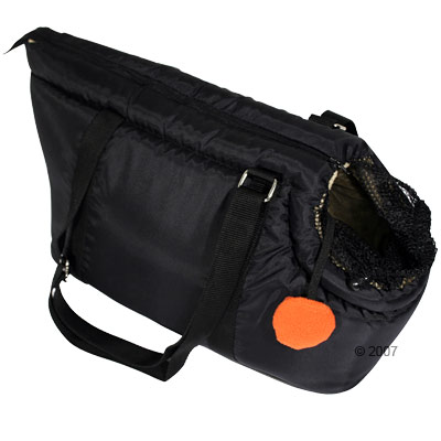 Nylon Tragetasche Carry - Innenmaße 34 x 19 x 17 cm / innen beig