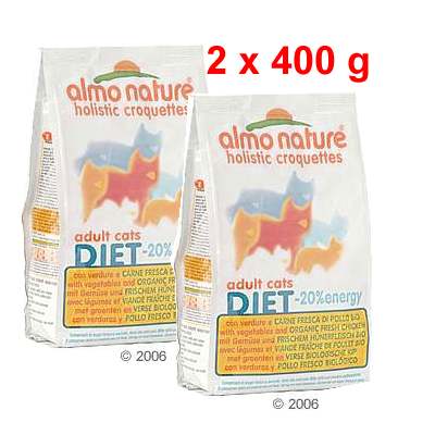 Almo Nature Probierpaket f�r �bergewichtige Katzen - 2 x 400 g