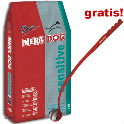 15 kg Mera Dog Top Nutrition Wurfschleuder gratis! - Junior