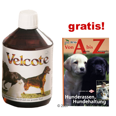 Velcote 500 ml Buch gratis! - Velcote Lexikon gratis