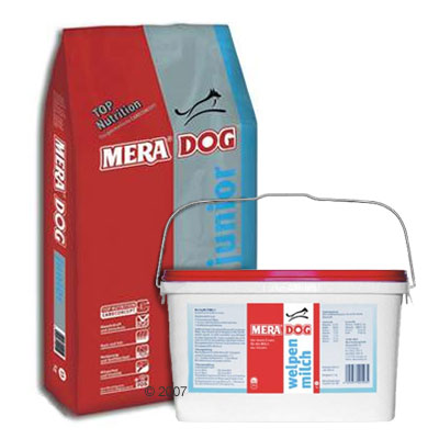 Mera Dog Junior & Welpenmilch - 2-tlg.