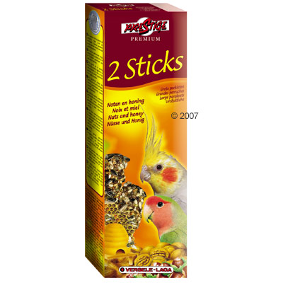 Prestige Premium Sticks f�r Gro�sittiche 2 St�ck - N�sse & Honig