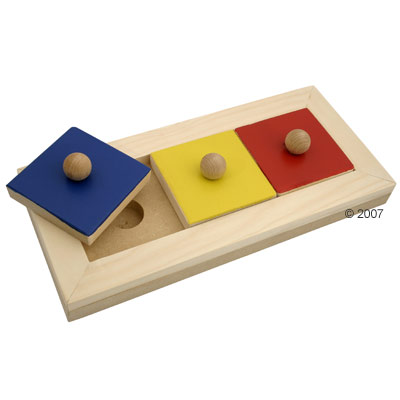 Drei-Deckel-Spiel - Farbe