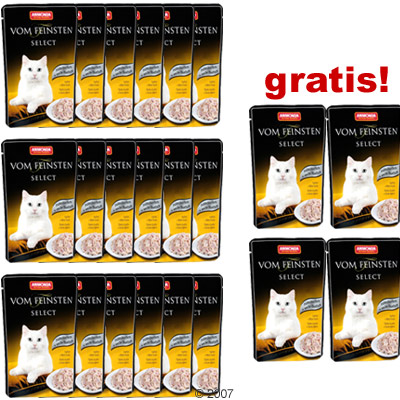 Animonda vom Feinsten Select 85 g, 18  4 gratis - H�hnchenfilets