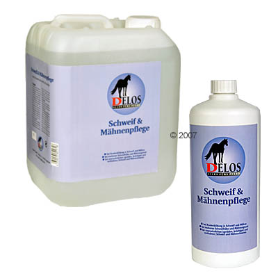 Delos Schweif & und Mähnenpflege - 1 Liter (Flasche ohne Sprühko