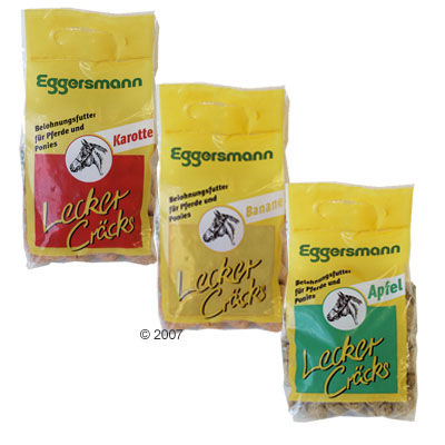 Eggersmann Lecker Cr�cks Pferdeleckerli 750g - Karotte
