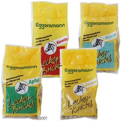 Eggersmann Lecker Bricks Multipack mit allen Sorten - Apfel, Ban