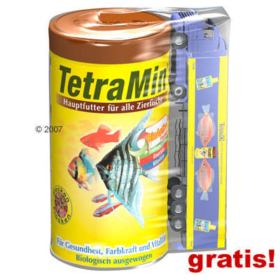 TetraMin Flockenfutter  Modell-LKW gratis - XL-Flocken 1000 ml