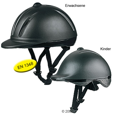 Reithelm EasyFit In Lederoptik - Erwachsene L / XL