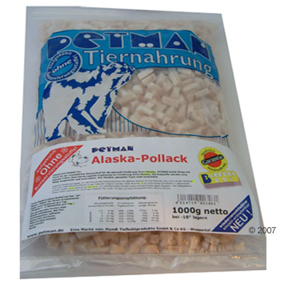 Petman Frostfutter Seelachs (Alaska-Pollack) - 20kg, 20 Beutel Je 1.000g, Lose Rollend