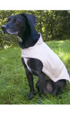 Hundecape mit Kragen beige/schlamm