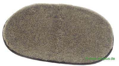 Thermo-Hundekissen Oval Dunkelgrau - 75 x 48 cm