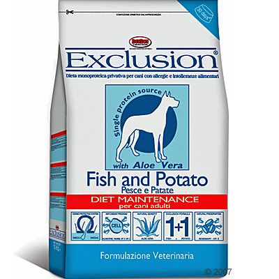 Exclusion Hundefutter mit Fisch & Kartoffel - 15 kg