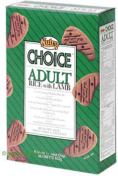 Nutro Choice Adult Biskuits - Lamm & Reis 650 g