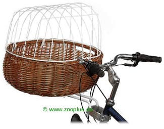 Fahrradkorb mit Schutzgitter (Lenkermontage) - Standard: B52 x H