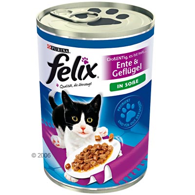 Felix Leckerbissen in Soße 6 x 400 g - Kaninchen & Huhn