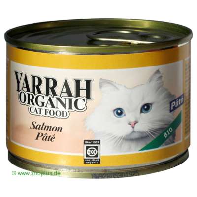 Yarrah Cat Dinner Pate 6 x 195 g - Lachspate