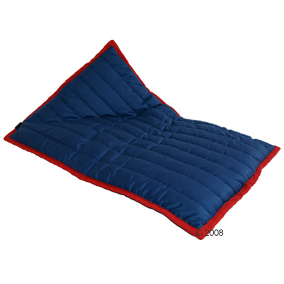Mehr Infos zu Hunde-Steppkissen Freedom (blau/rot) - 80 x 50 x 6 cm