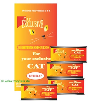 Cat Exclusive Kitten Probierpaket - 550 G Trockenfutter  4 Dosen Nassfutter