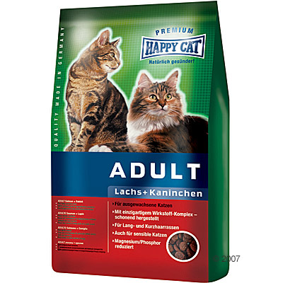 Happy Cat Adult Lachs & Kaninchen - 4 kg