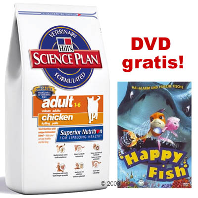 10 Kg Hill�s Feline + Animationsfilm ��Happy Fish�� Gratis! - Adult Light Thunfisch (2 X 5 Kg)