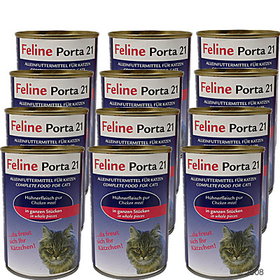 Feline Porta 21 Sparpaket 12 X 400 G - H�hnerfleisch Mit Aloe