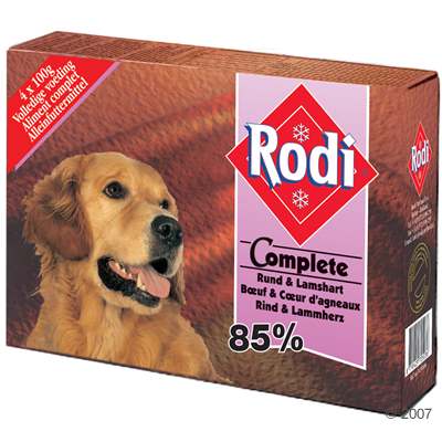 Rodi Complete Mit Rind & Lammherz Frostfutter - 18 X 400 G