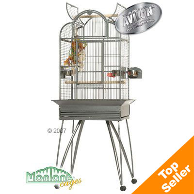 Montana Vogelk�fig Brazil antik - Ma�e: 56 x 43 x 161 cm