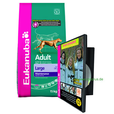 15 kg Eukanuba   DVD Superfrauchen - Adult gro�e Rassen Lamm & Reis