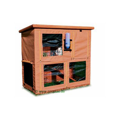 H�lle F�r Doppelst�ckigen Kaninchenstall Natura - F�r Natura 120 Mit Freigehege