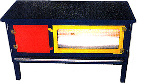 Hasenstall Pipo 120 cm - L 120 cm x B 50 cm x H 40 cm
