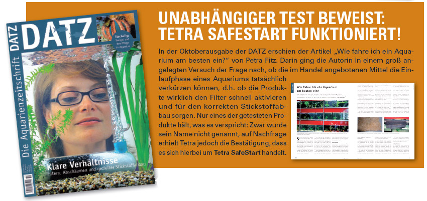 Tetra Safe Start Datz Test
