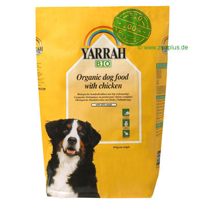 Yarrah Dog Food Huhn - Doppelpack 2 x 10 kg
