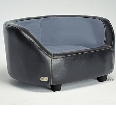 Hundesofa Wallace & Jones Oxford Belugaschwarz/Moonbeam - Au�enma�e: 112 x 70 x 45 cm