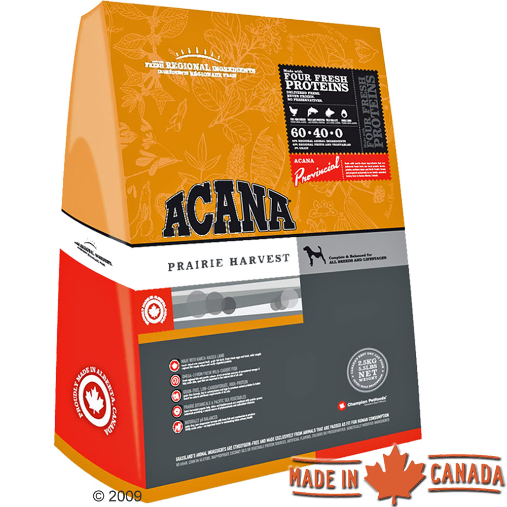 Acana Prairie Harvest Hundefutter 25 kg