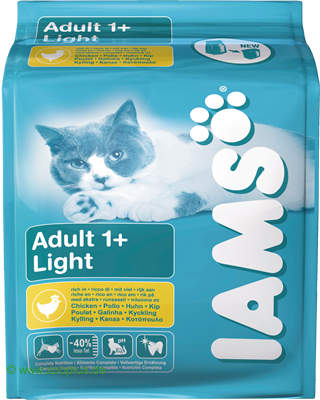 Iams Light mit viel Huhn - - 10 kg