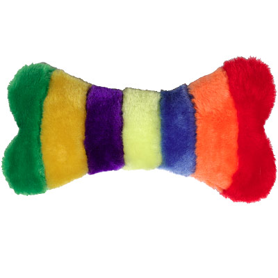 Pl�schknochen Kunterbunt - ca. 20 cm