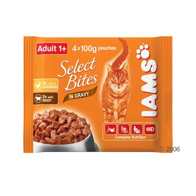 Iams Frischebeutel 4 x 100 g, 3 1 Aktion - Kitten