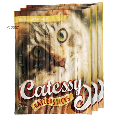 Catessy Sticks 3 X 5 Stück - Lachs & Forelle