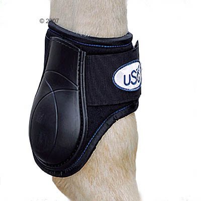 USG Breathopren Streifkappen f�r Pferde - schwarz, Gr��e XL
