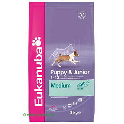 Eukanuba Puppy & Junior Mittelgroße Rassen - 3 kg