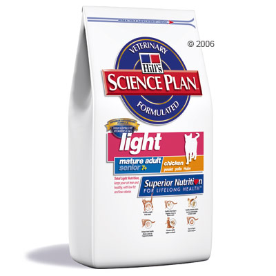 Hill�s Feline Light Mature Adult Senior Huhn - 2 kg