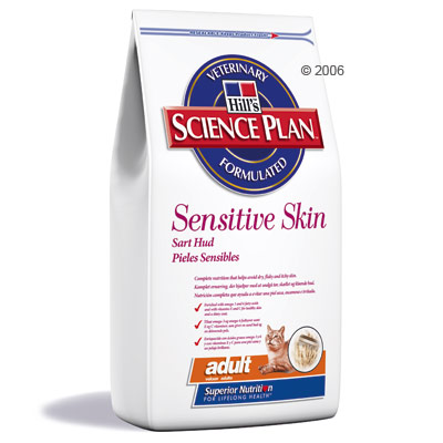 Feline And Sensitive Skin - Hill's Feline Sensitive Skin Adult - 2 Kg