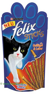 Felix Sticks 6 x 25 g - K�se & Schinken