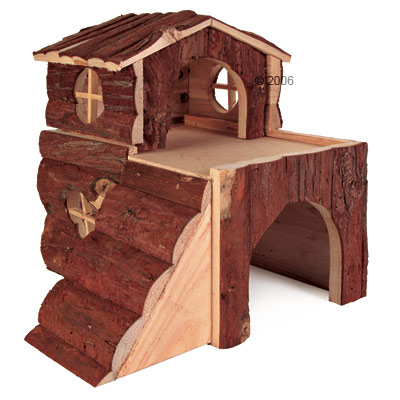 Bjork Blockhaus für Nager für Hamster 15 x 15 x 16 cm